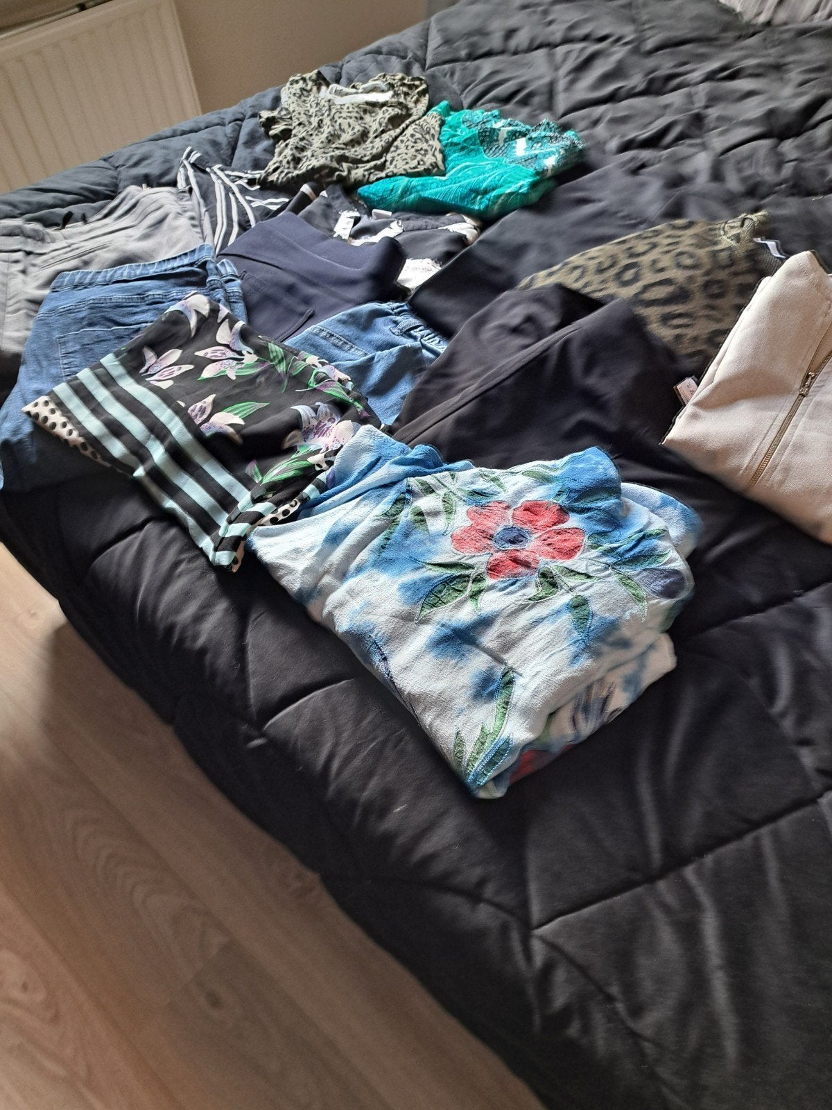 Kledingpakket Dames Maat 46 - Broeken, Shirts, Jurken, Vest, Kleding | Dames, Verzenden, Zo goed als nieuw