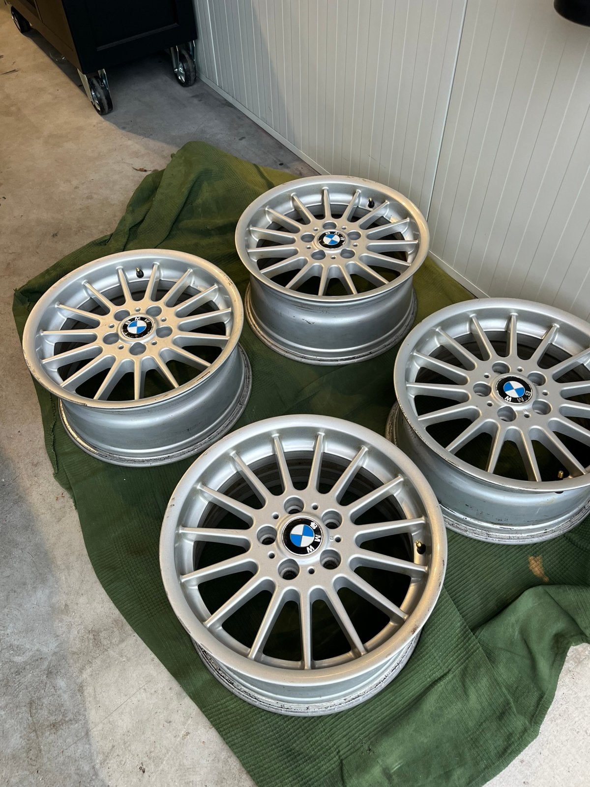 BMW Style 32 Velgenset ET34 In Goede Staat, Ophalen, Velg(en), 17 inch, Winterbanden