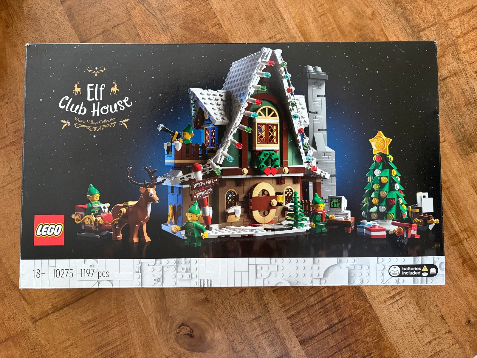 Lego Kerst Elfen Huis 10275 - Zo goed als nieuw, Ophalen of Verzenden, Zo goed als nieuw, Complete set, Lego