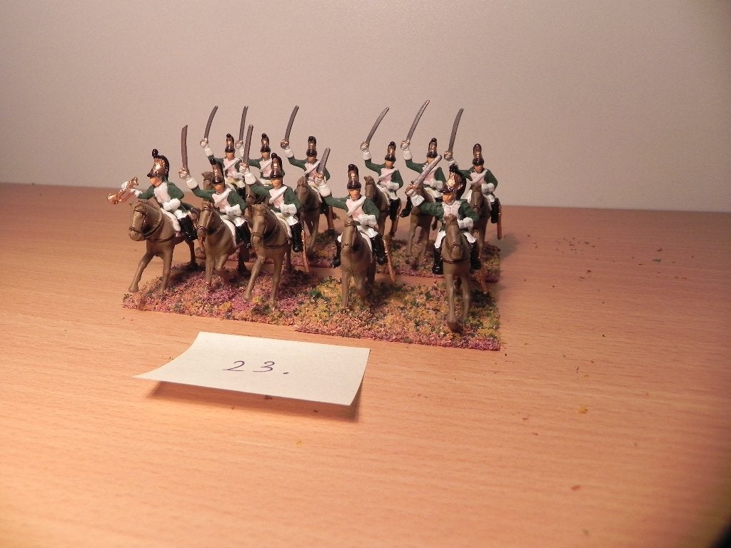 slag bij Waterloo,dragoons,Frankrijk(23)Prince August,25 mm, Ophalen of Verzenden, Nieuw, 1:35 tot 1:50, Figuur of Figuren