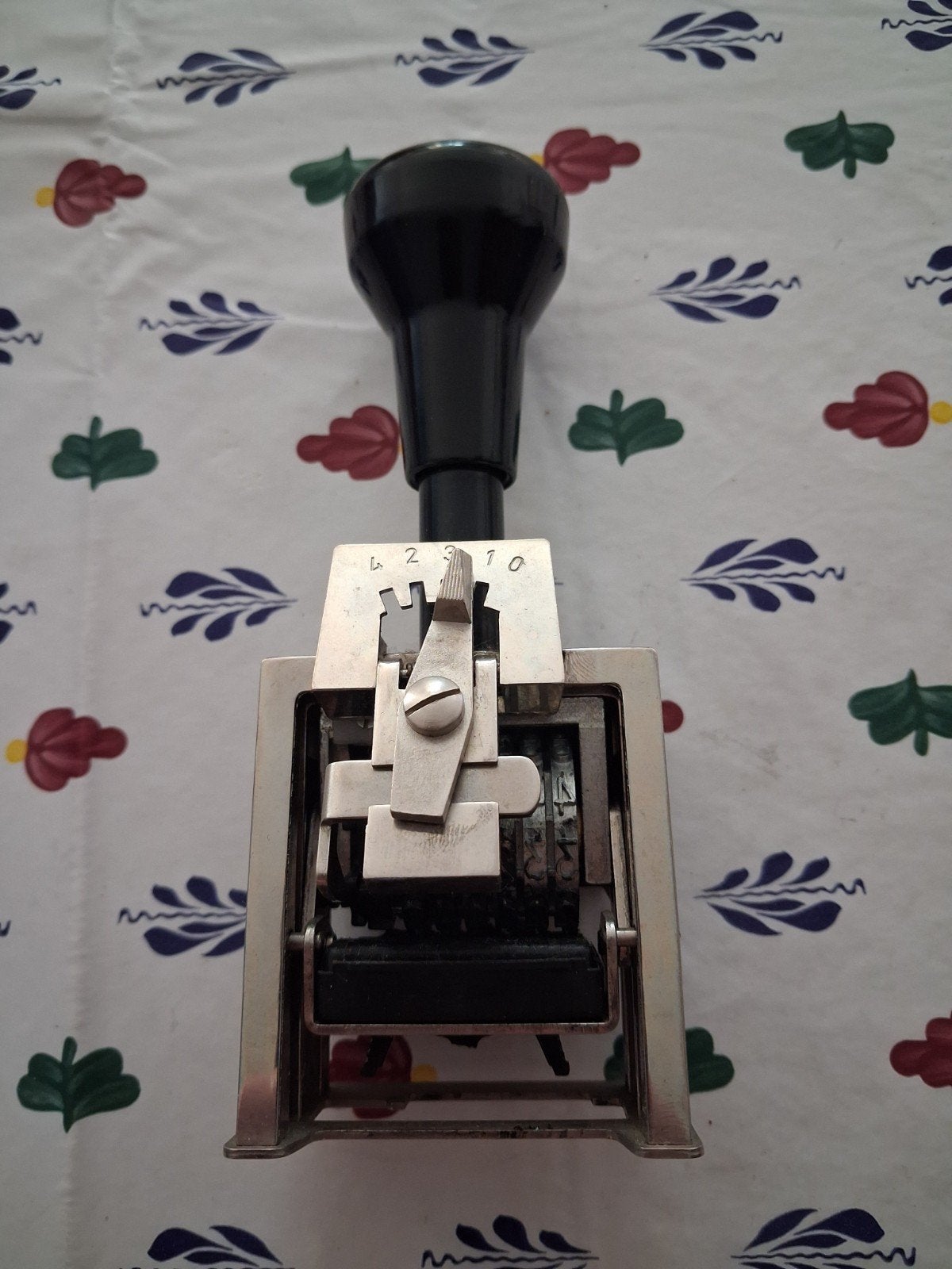 Vintage Reiner B2 buschauffeurstempel Made in W-Germany, Ophalen of Verzenden