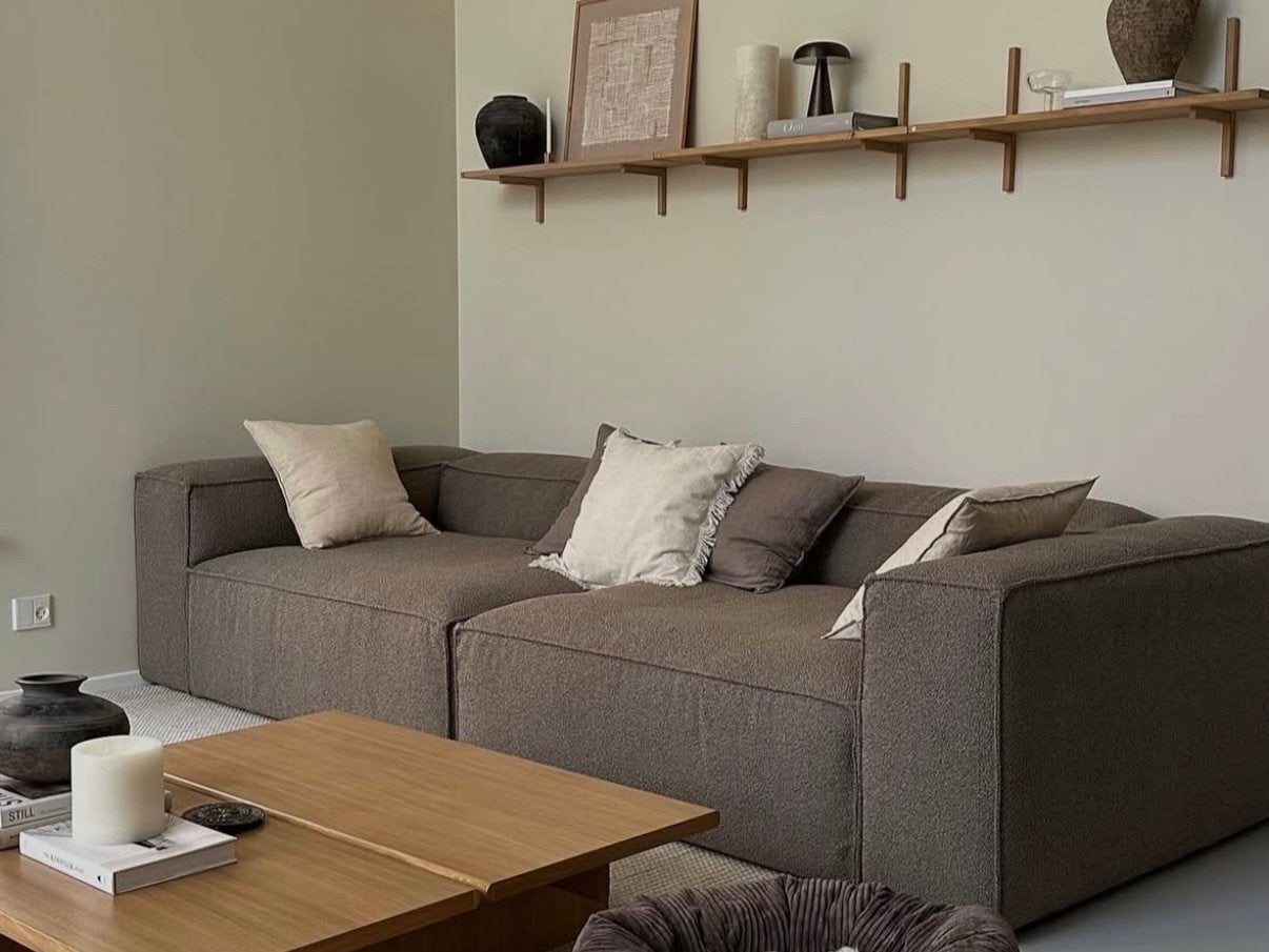 Bolia Cosima Monza Dark Beige grote variant 3.00 meter NIEUW, Ophalen of Verzenden, Zo goed als nieuw, Stof