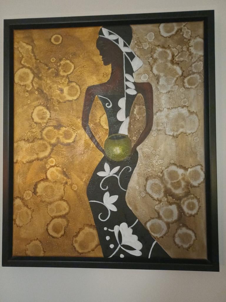 Erg mooi schilderij, izgst, bieden, Antiek en Kunst, Ophalen