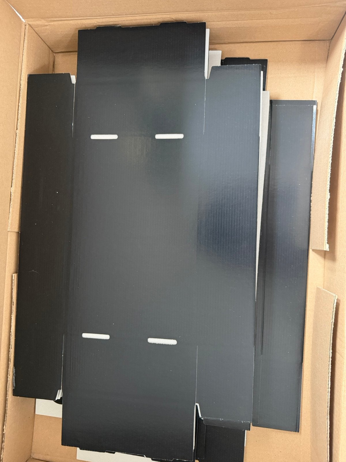 49 stuks postdozen Zwart 280x190x75mm, Doe-het-zelf en Verbouw, Ophalen, Doos, Minder dan 35 cm, Minder dan 50 cm