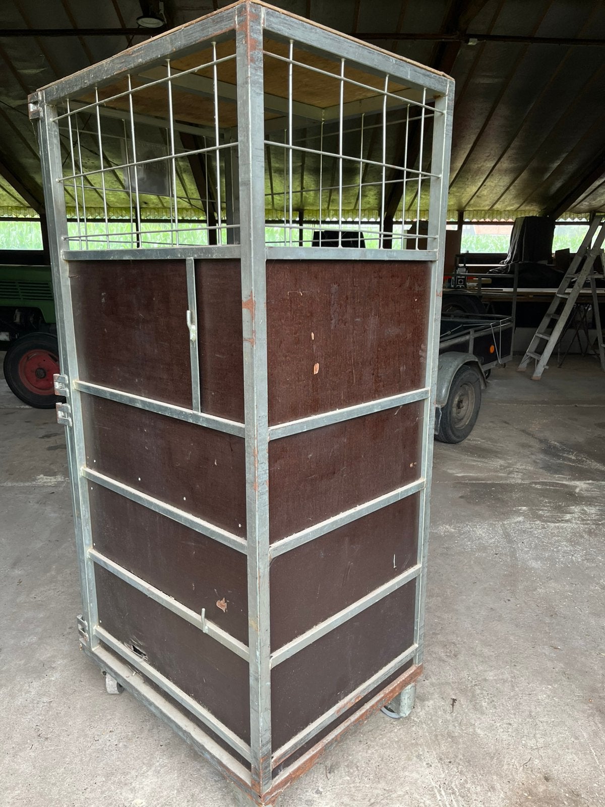 Rolcontainer, 100 liter of meer, Ophalen, Gebruikt, Transportkar