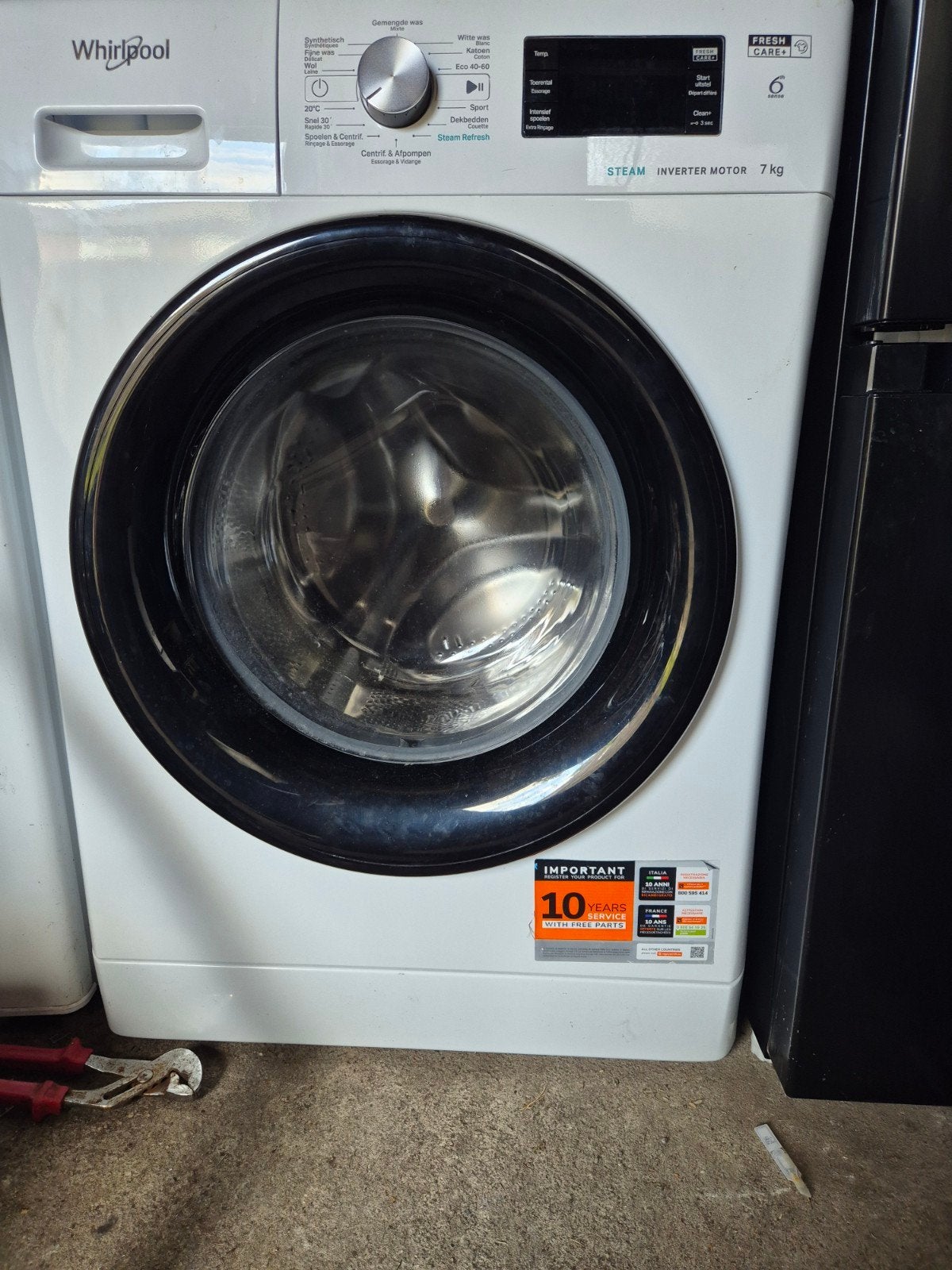 wasmachine, Ophalen, 1200 tot 1600 toeren