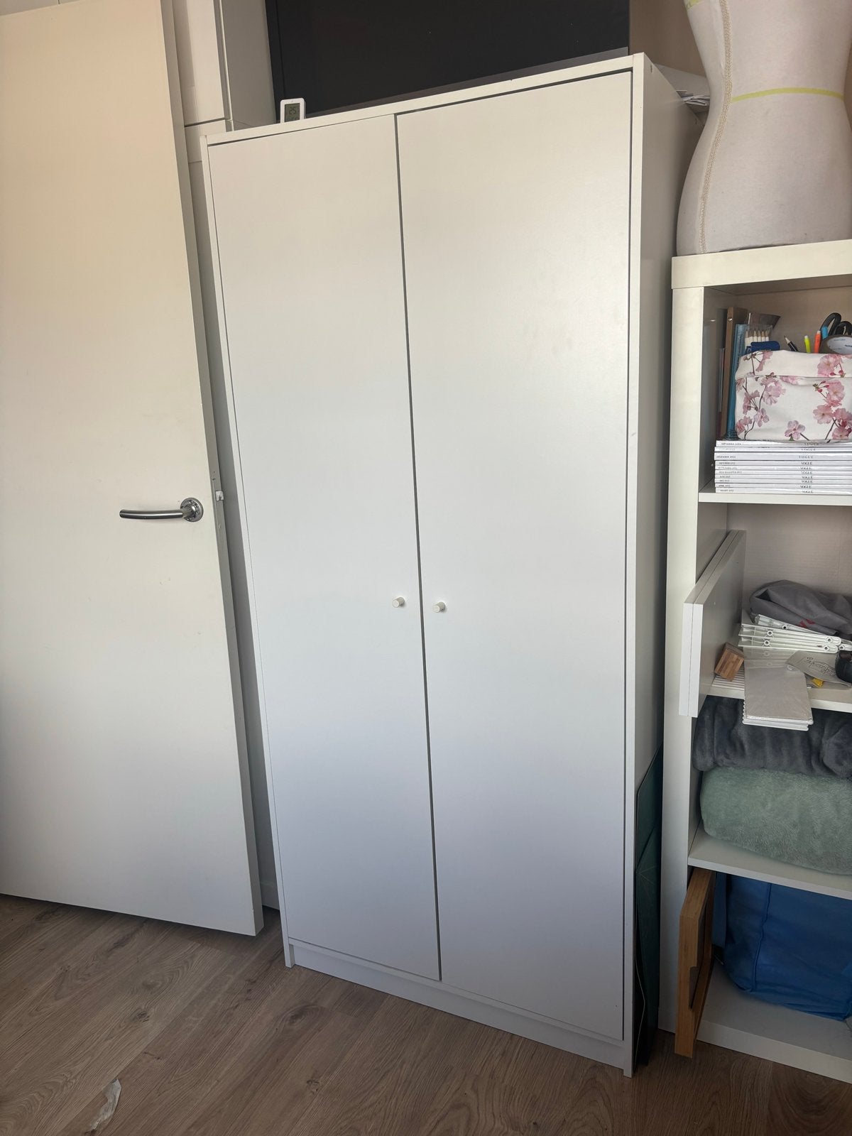 Ikea kledingkast met hangruimte en planken, Ophalen, Gebruikt, 50 tot 100 cm, 150 tot 200 cm