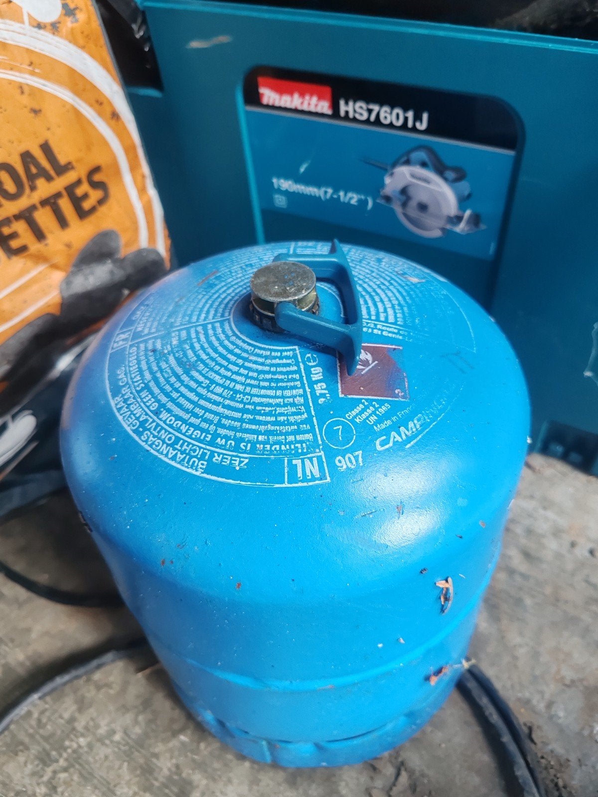 Campingaz R907 gasfles – Vol (ca. 6,8 kg), Ophalen, Zo goed als nieuw