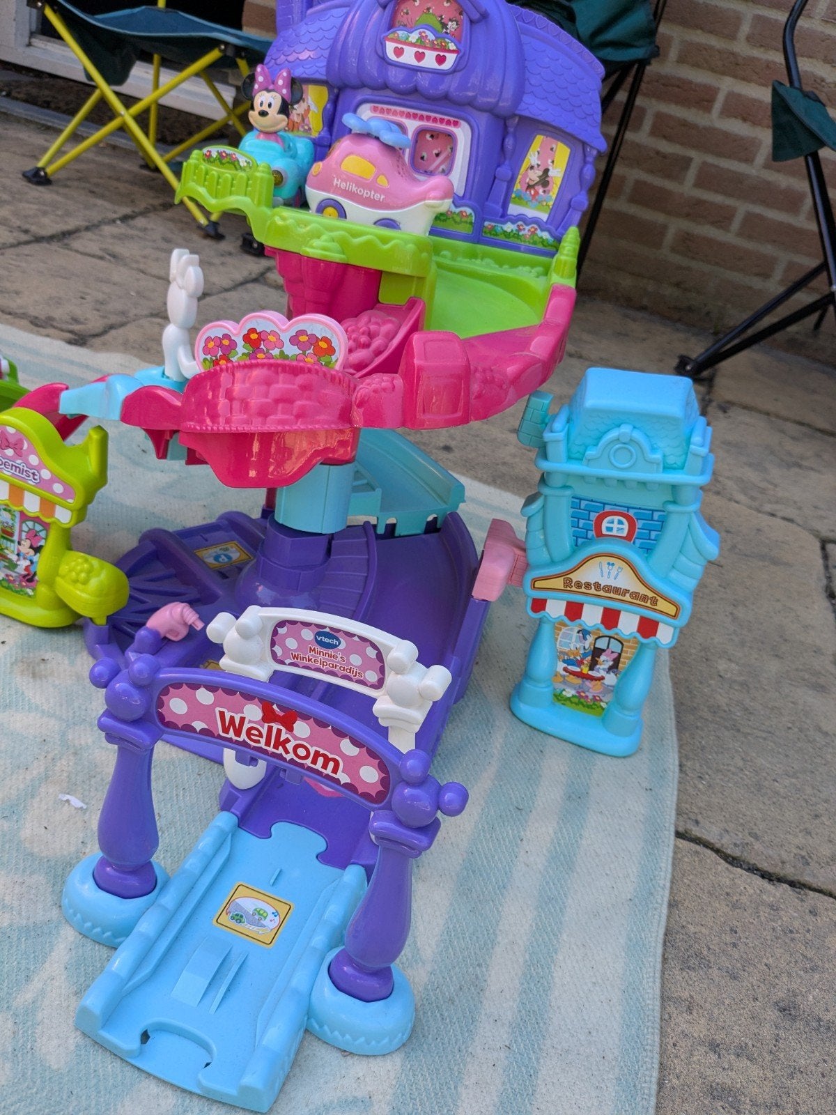 VTech Toet Toet Auto's Minnie Mouse Speelset, Ophalen, Zo goed als nieuw, Meisje