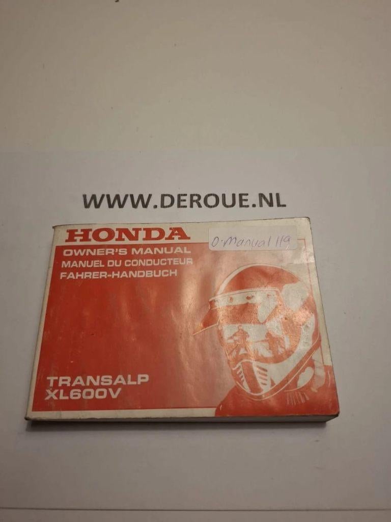 119 0WNERS MANUAL HONDA XL600VR (EFG)  USED, Ophalen of Verzenden, Honda
