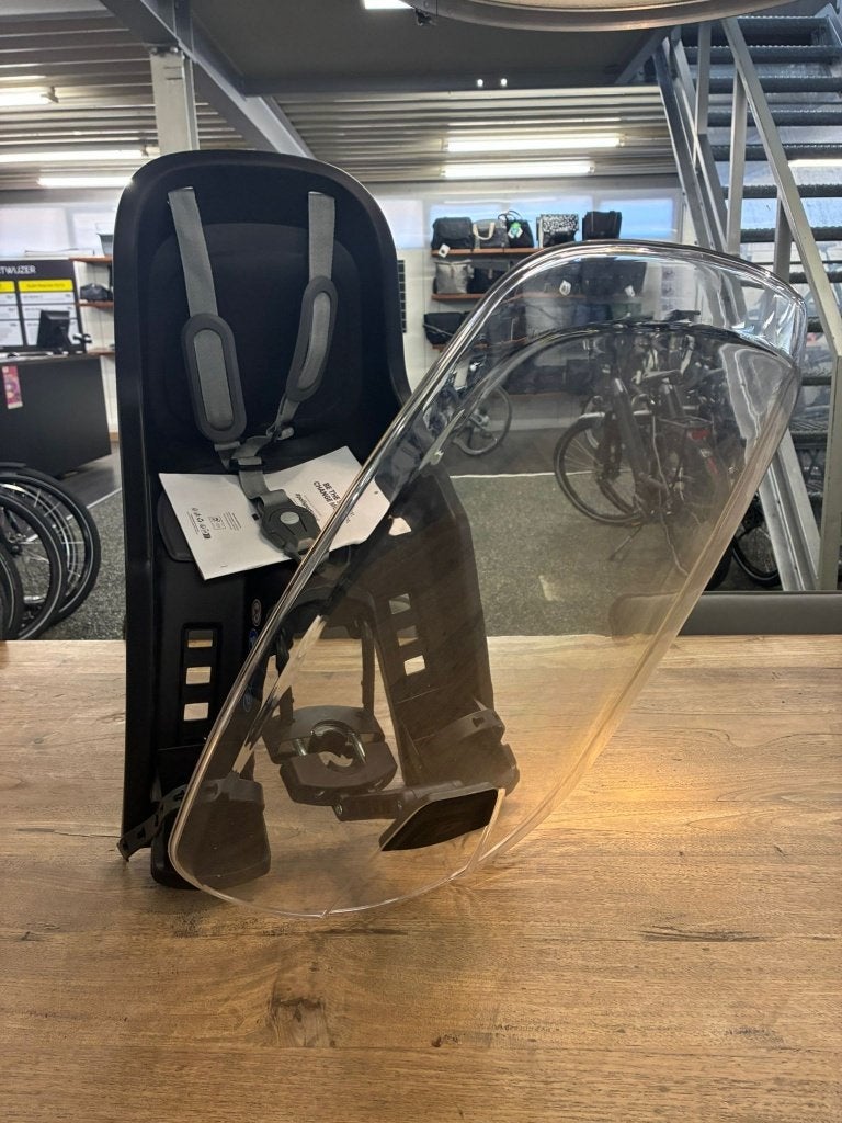 Polisport kinderzitje NIEUW voor met windscherm (+ montage), Ophalen, Voorzitje, Nieuw, 9 t/m 36 kg