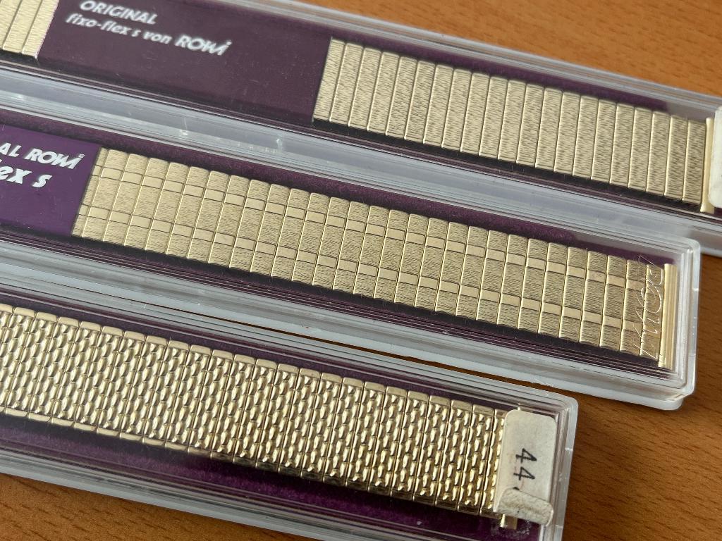Rowi - Fixo Flex S horlogebandjes - NOS - Jaren 70-80, Ophalen of Verzenden, Nieuw