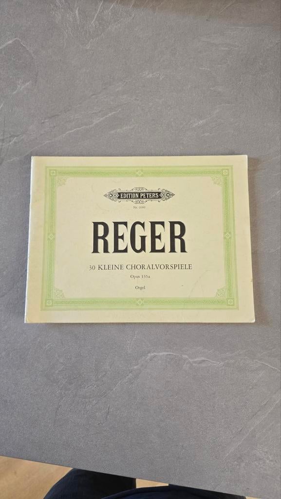 Reger: 30 Kleine Choralvorspiele Opus 135a voor Orgel, Ophalen of Verzenden