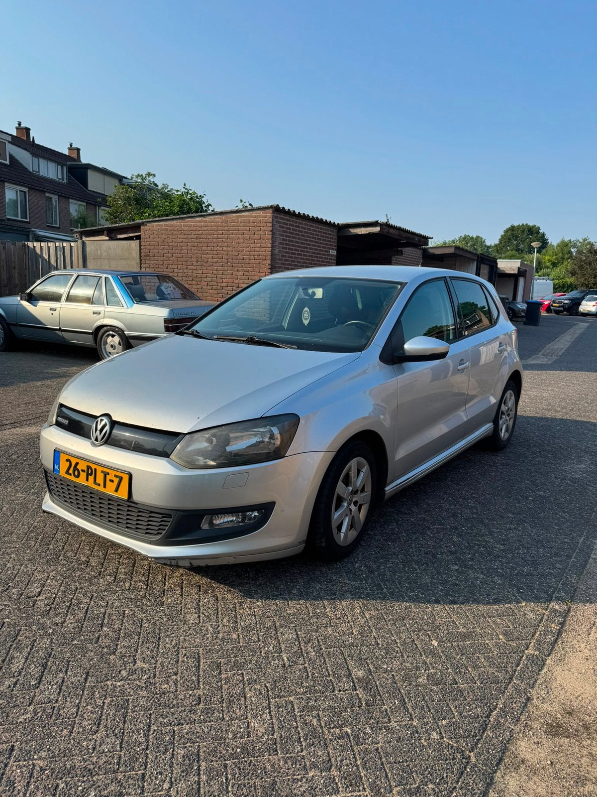 Volkswagen Polo 1.2 TDI 2011 Grijs stoelverwarming airco, Auto's, Voorwielaandrijving, 74 pk, 1199 cc, 96 €/maand