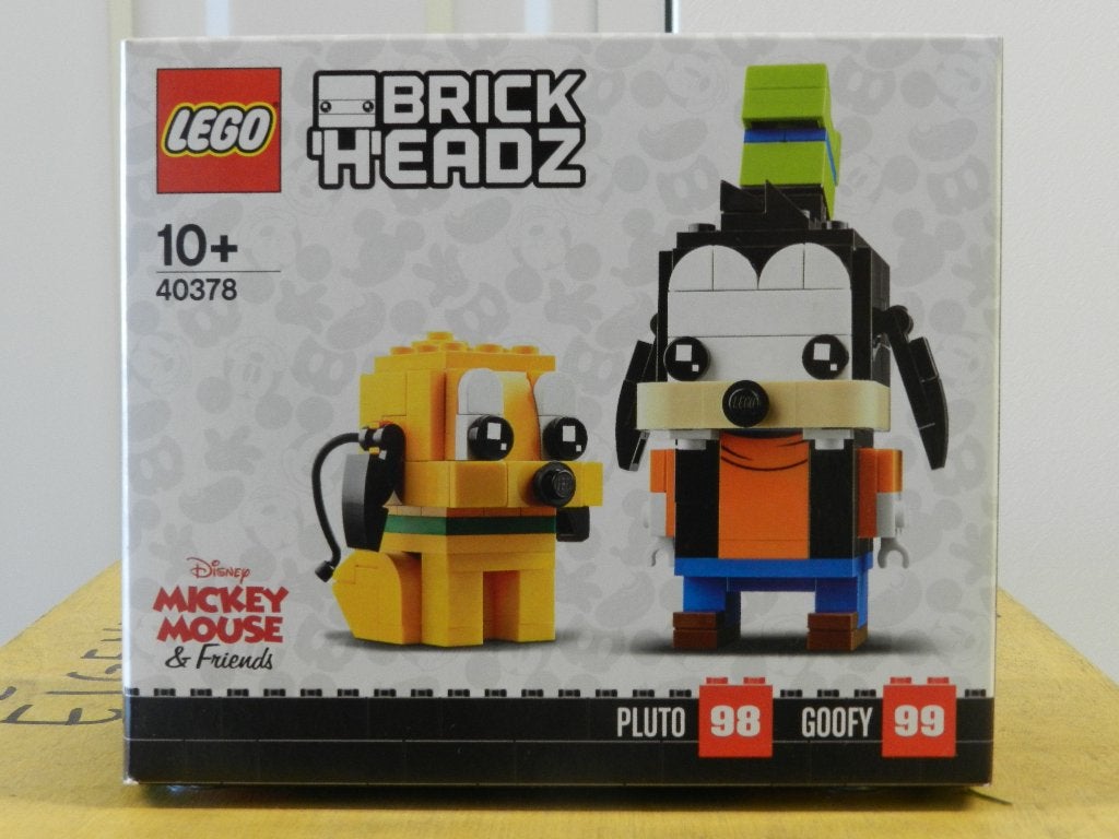 LEGO BRICK HEADZ Goofy en Pluto (40378), BrickHeadz, Nieuw, Ophalen of Verzenden, Complete set