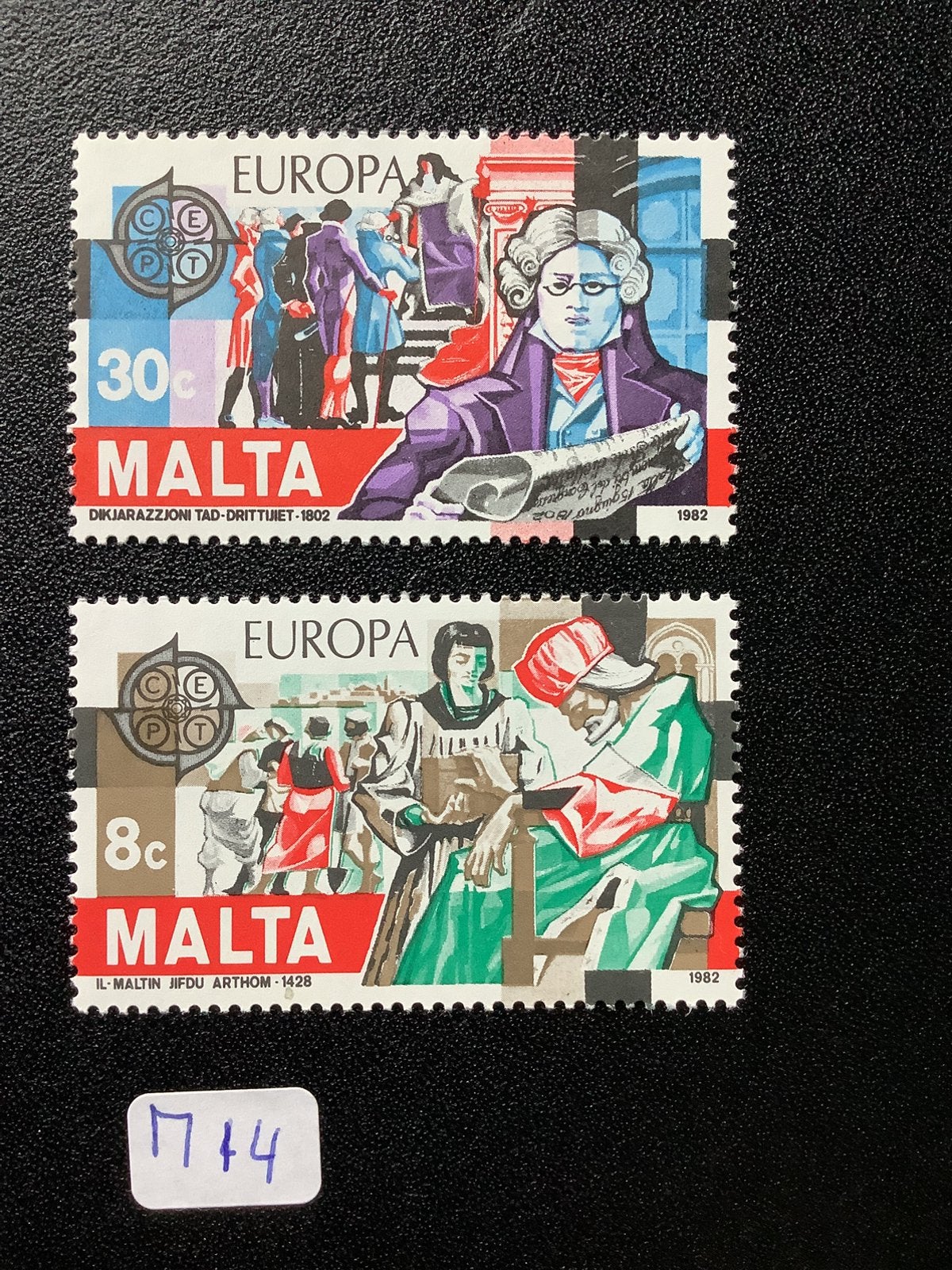 Malta postzegels 1982 Mi, Ophalen of Verzenden, Malta