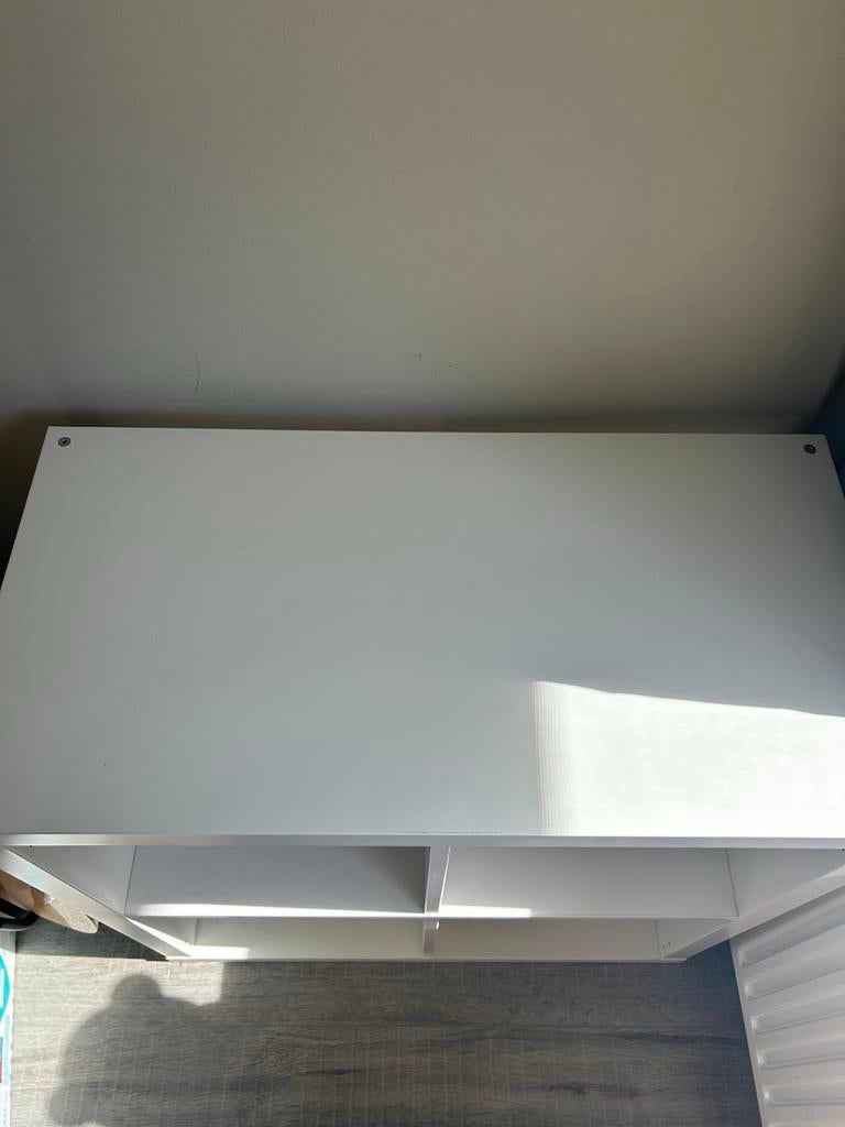 IKEA Kallax 4 vakken wit - Handig en stijlvol opbergsysteem, Ophalen, 50 tot 100 cm, Zo goed als nieuw, Minder dan 100 cm