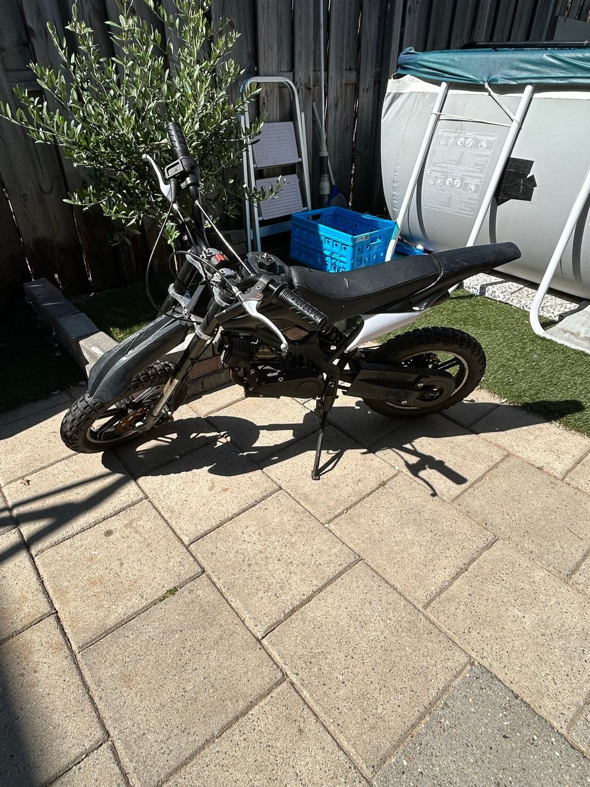 Pitbike - Trekstarter defect, start met accuboormachine, Fietsen en Brommers, Minibikes, Midibikes en Pitbikes, Ophalen of Verzenden