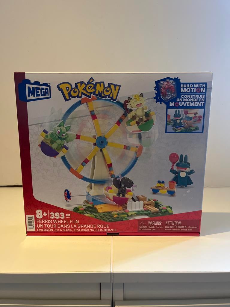 Mega Pokémon Ferris Wheel Fun Bouwset - Nieuw!, Ophalen of Verzenden, Nieuw, Megabloks