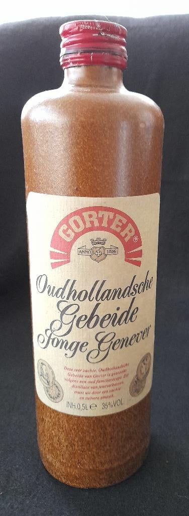 jenever kruik Gorter steen Oud-Hollandse jonge jenever, Antiek en Kunst, Curiosa en Brocante, Ophalen of Verzenden