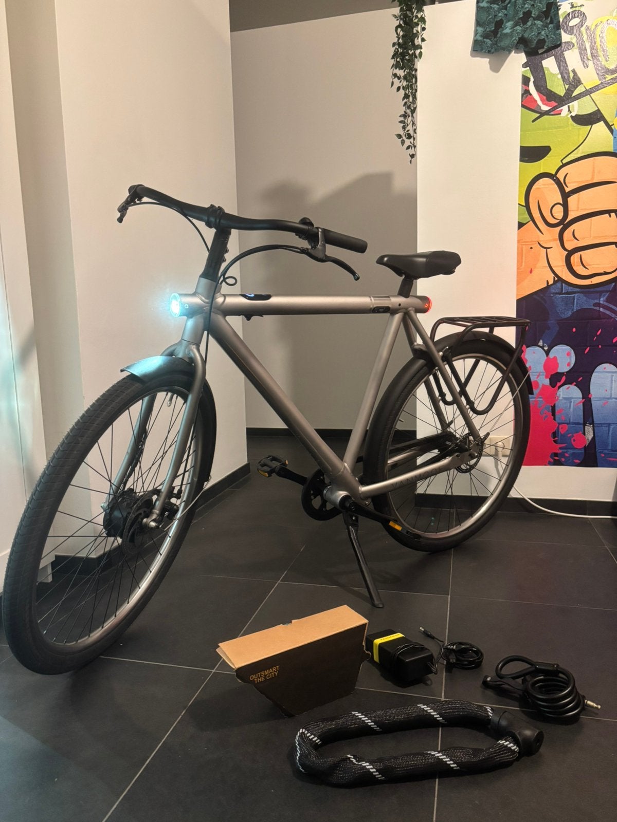 Nette VanMoof Electrified S (3634 km)–Goede accu+accessoires
