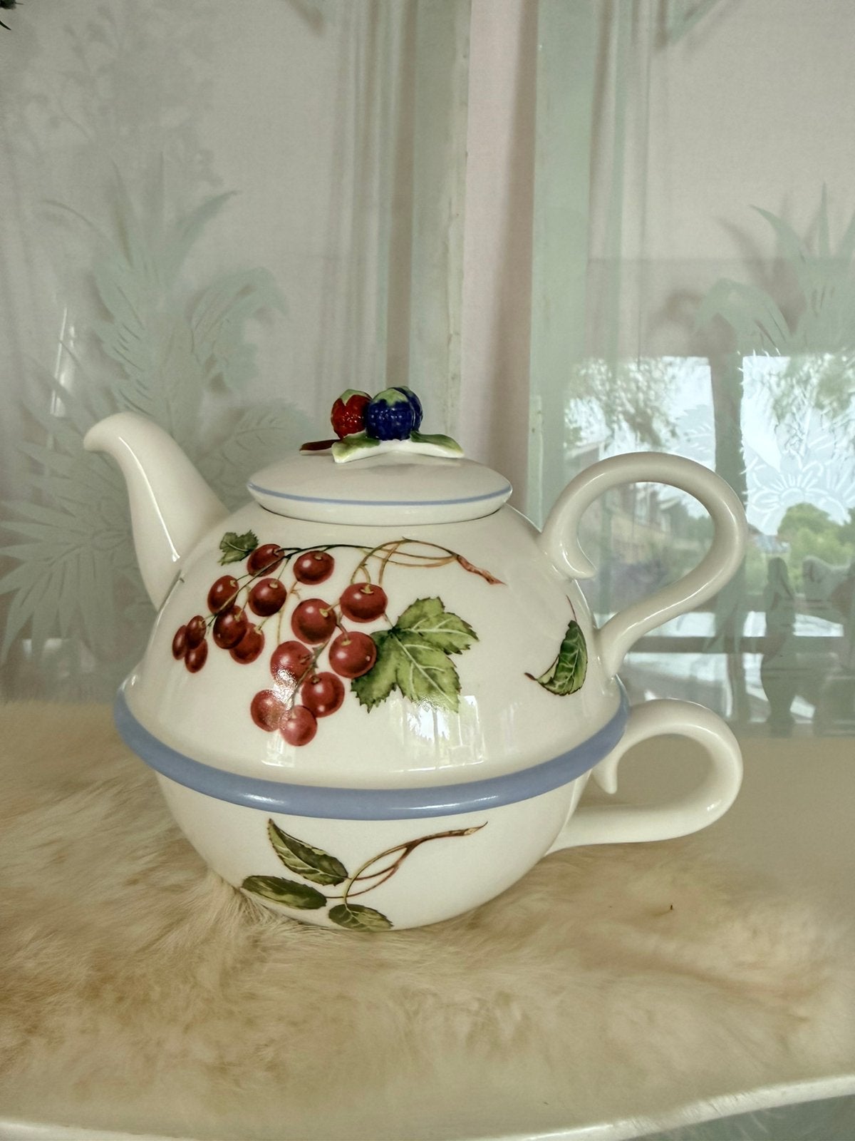 Villeroy&Boch Country cottage tea for one +grote kop zeldzam, Ophalen