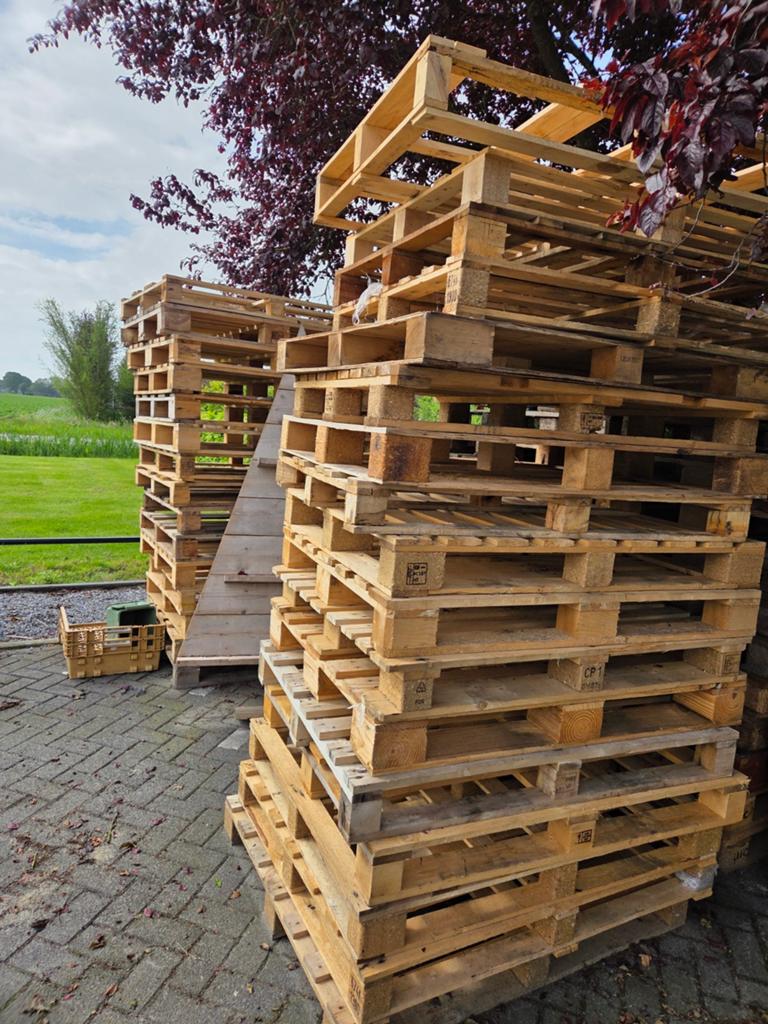 36 wegwerp pallets, Doe-het-zelf en Verbouw, Hout en Planken, Ophalen of Verzenden, Overige houtsoorten, Minder dan 200 cm, Pallet