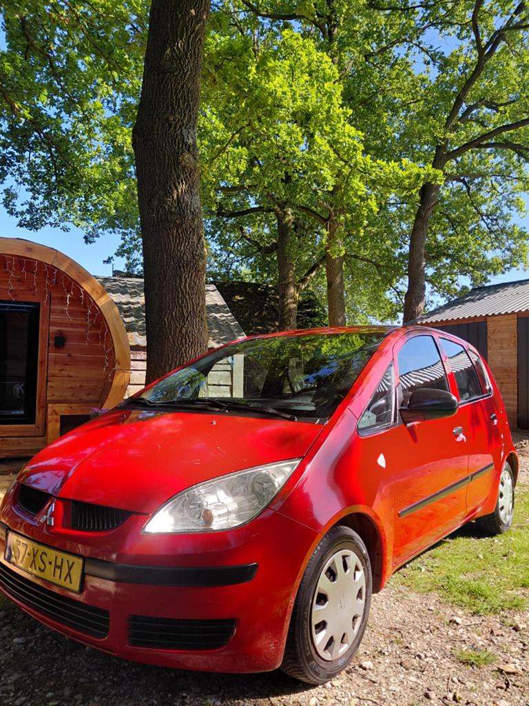 Mitsubishi Colt 1.1 Mivec 2007 Rood, Voorwielaandrijving, Stof, 74 pk, Colt