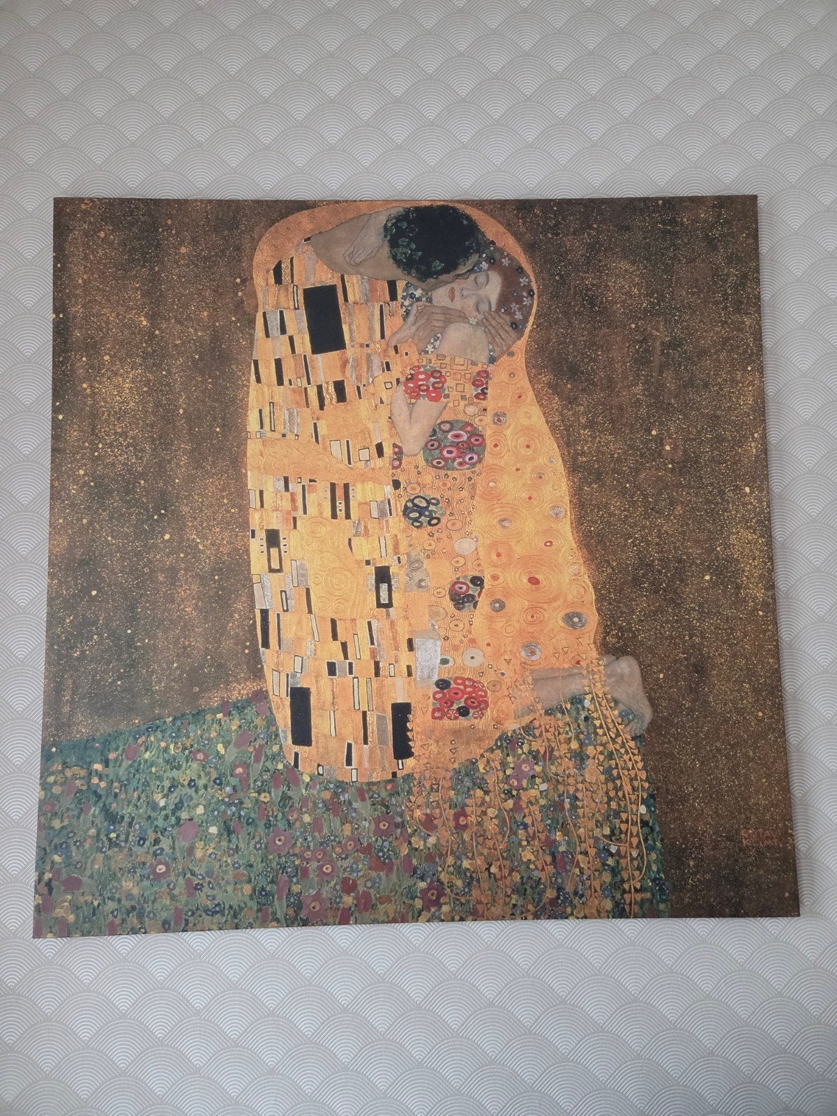 Gustav Klimt, "The Kiss", Ikea Pjätteryd, Ophalen, Zo goed als nieuw, Minder dan 50 cm, Foto of Poster