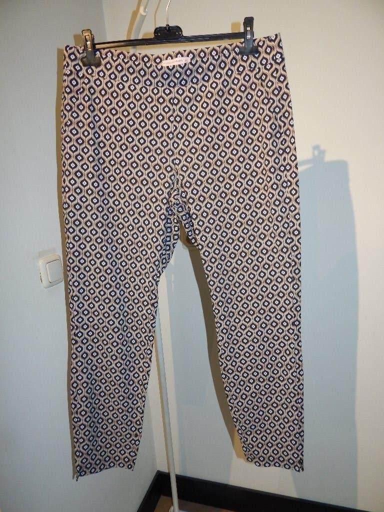 Studio Anneloes travel stof broek in print iets steviger XXL