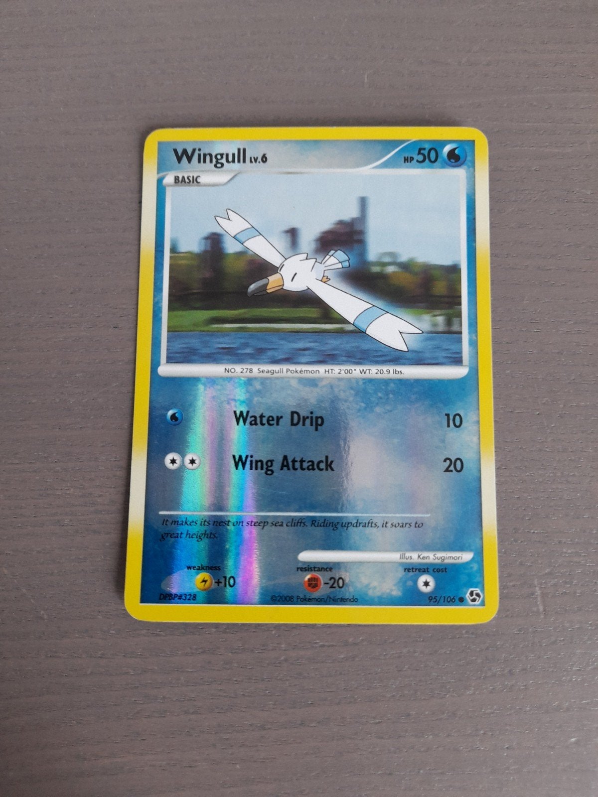 Great encounters 95/106 wingull reverse, Ophalen of Verzenden, Gebruikt, Losse kaart, Foil