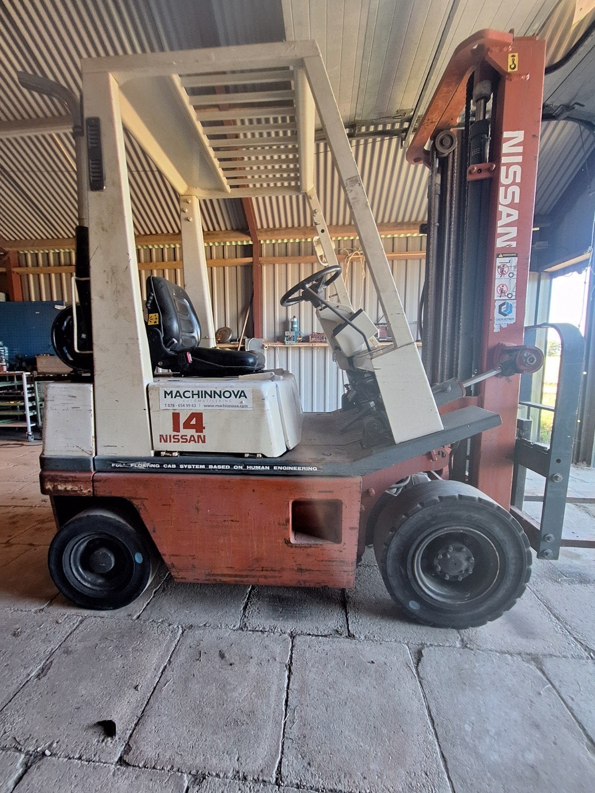 Nissan heftruck lpg, Zakelijke goederen, Machines en Bouw | Heftrucks en Intern transport, Heftruck, 1000 tot 2000 kg, Nissan