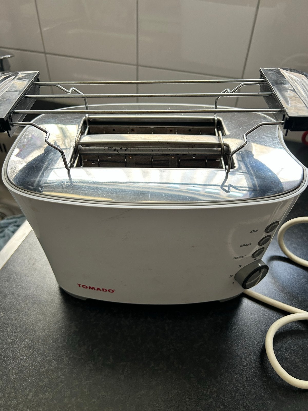 Tomado broodrooster met opwarmrekje, Ophalen, Gebruikt