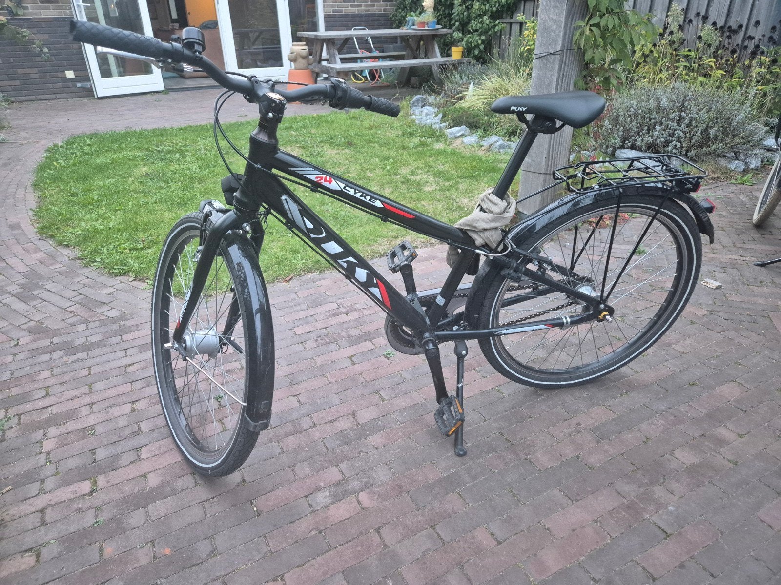 Puky Cyke 24 inch kinderfiets met automatische verlichting, Ophalen, Gebruikt, Puky, Terugtraprem