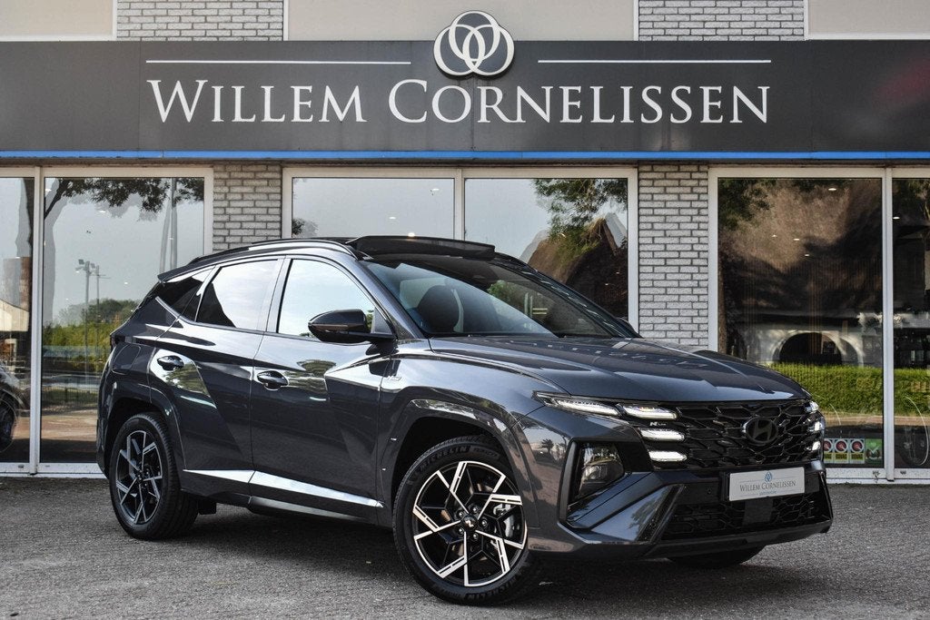 Hyundai Tucson 1.6 T-GDI PHEV N Line Business 4WD Pano Camer, Auto's, Hyundai, Automaat, 14 kWh, 287 pk, Bedrijf