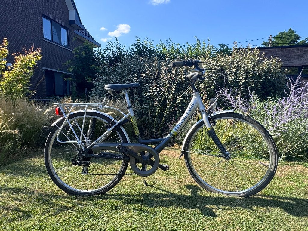 Minerva Damesfiets, Gebruikt, Velgrem, Versnellingen, Ophalen