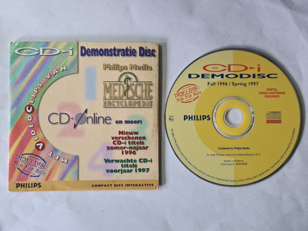 DEMO DISC fall 1996 / spring 1997 philips CDI, Muziek, Gebruikt, 1 speler, Ophalen of Verzenden