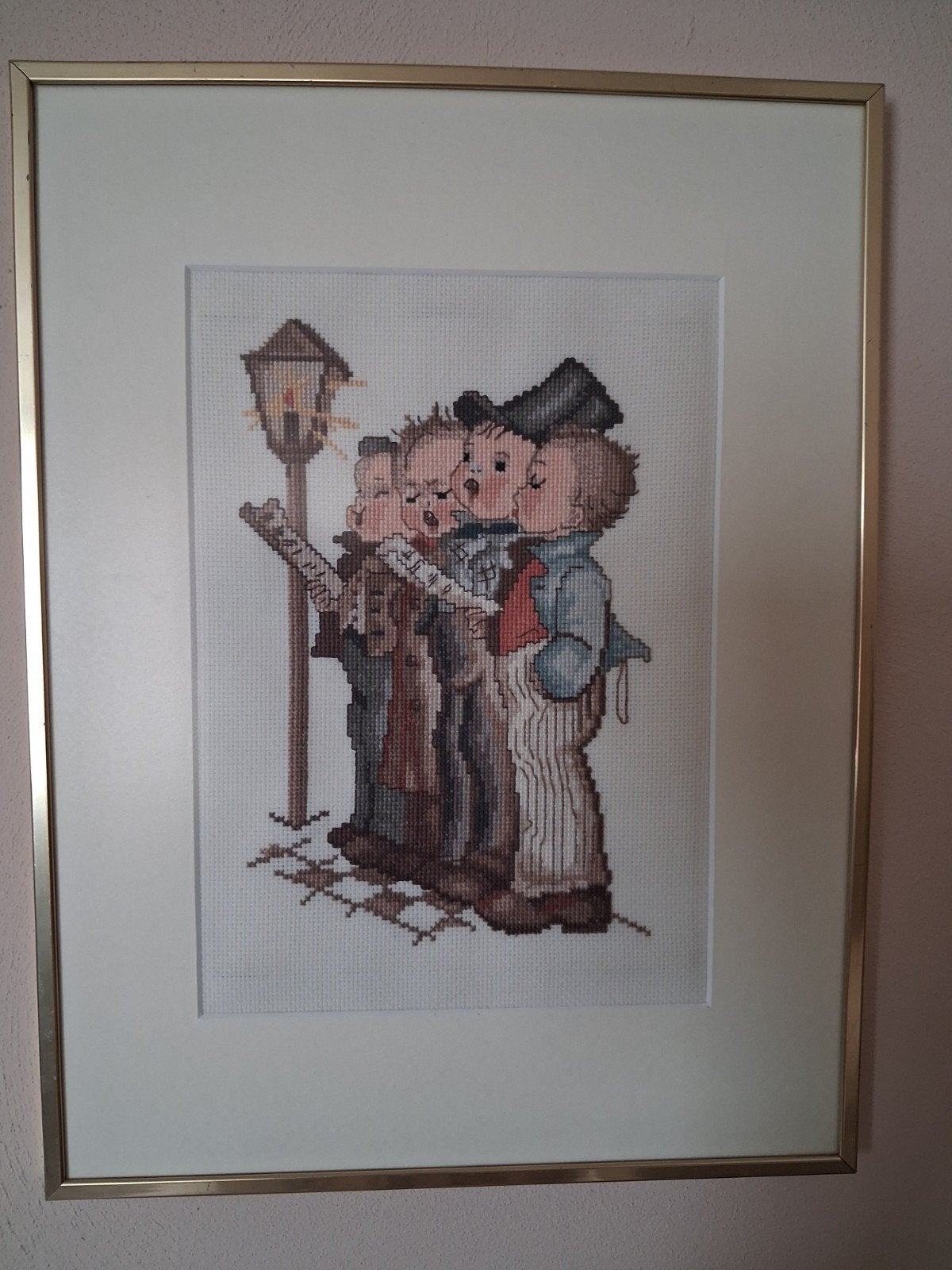 Geborduurd schilderij afbeelding Hummel, Ophalen of Verzenden, Schilderij