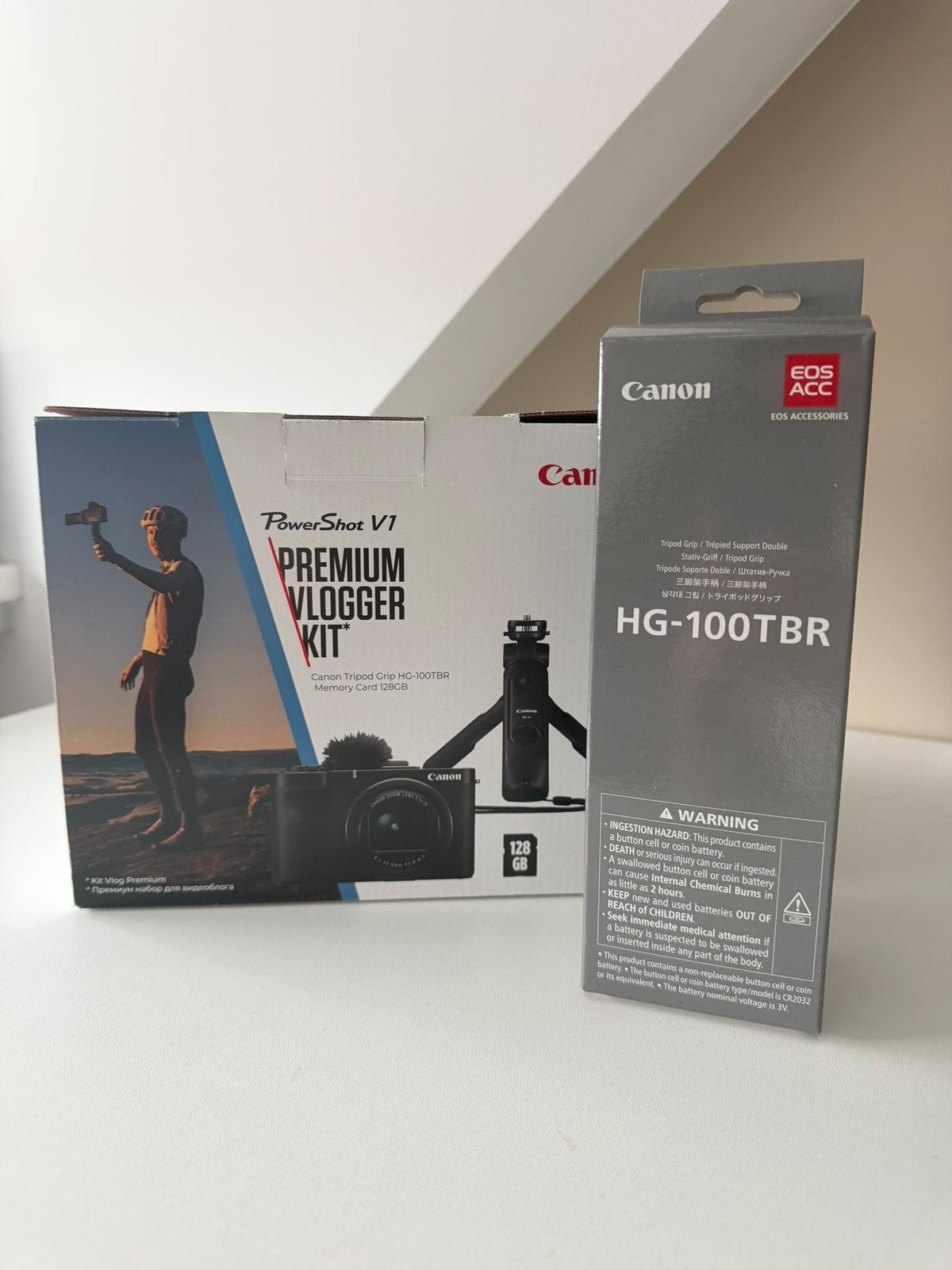 Canon PowerShot V1 Premium Vlogger Kit + garantie, Ophalen, Canon, 20x of meer, Zo goed als nieuw