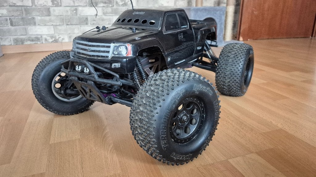 HPI Savage XL 5.9 Big Block 1/8, Ophalen of Verzenden, Zo goed als nieuw, 1:5 t/m 1:8, Auto