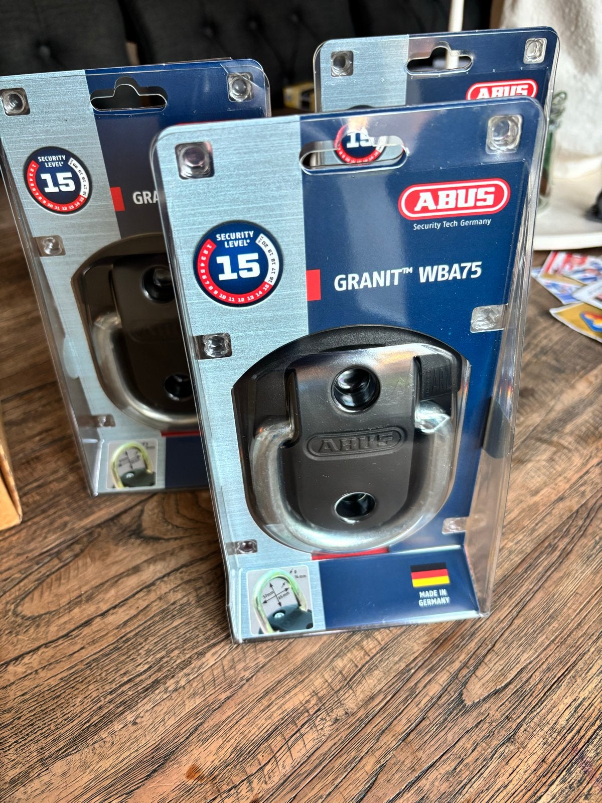 ABUS Granit WBA75 Muuranker/Vloeranker - Security Level 15, Ophalen of Verzenden, Nieuw
