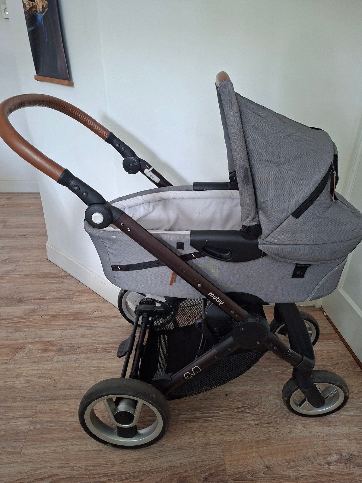 Mutsy evo, Kinderen en Baby's, Gebruikt, Mutsy, Verstelbare duwstang, Ophalen