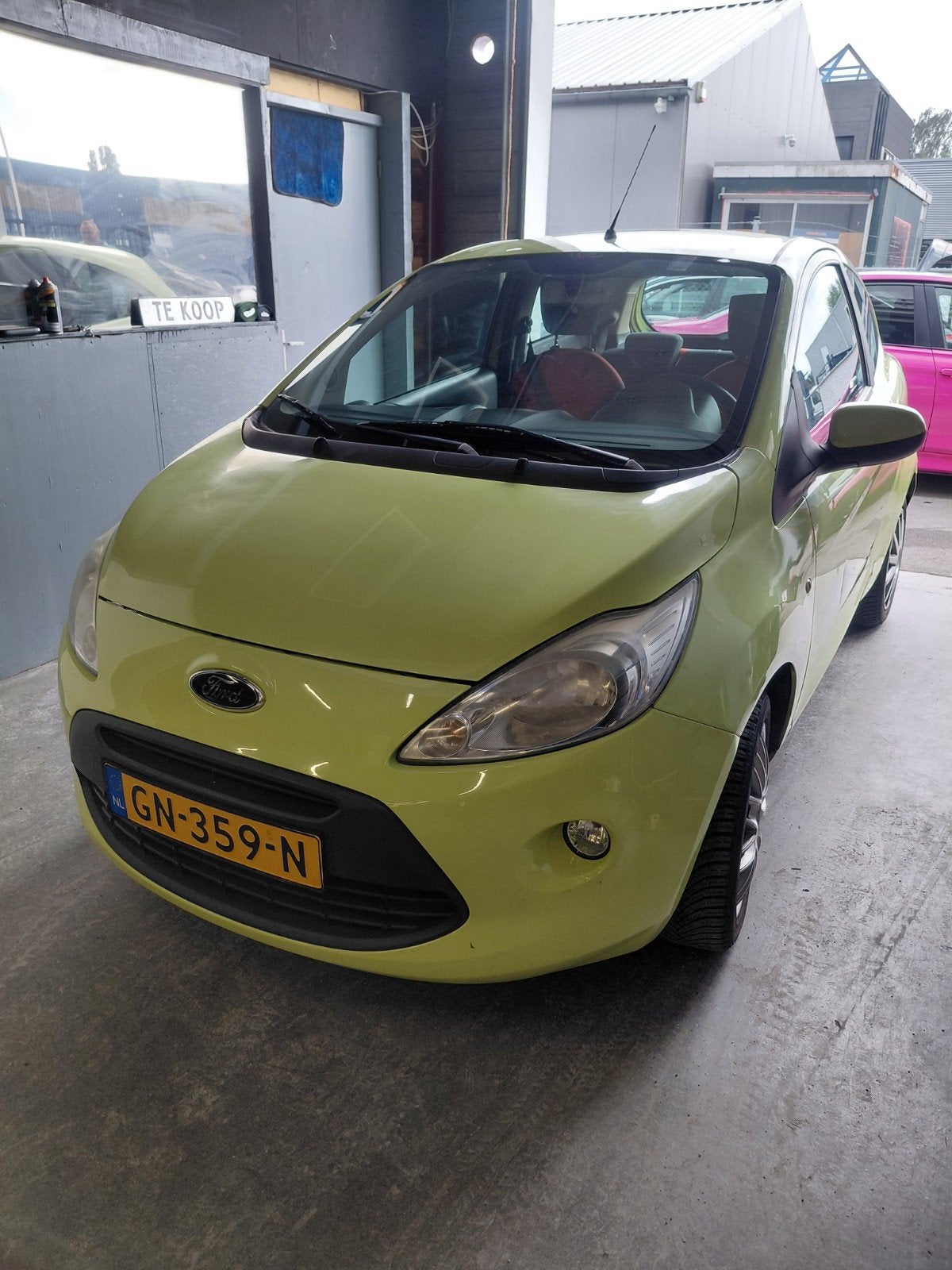 Ford Ka 1.2 51KW 2009 Groen, Auto's, Voorwielaandrijving, 1242 cc, 4 cilinders, 4 stoelen