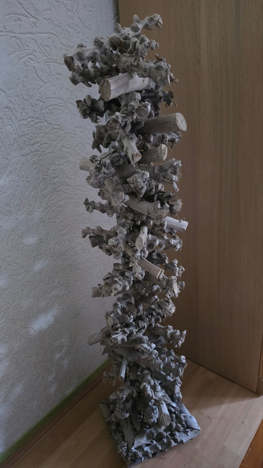 Unieke handgemaakte houten sculptuur - Decoratief, Ophalen of Verzenden, Nieuw