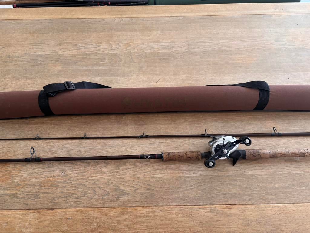 Westin W4 powershad 255 + Shimano Tranx 301, Ophalen, Zo goed als nieuw, Overige typen