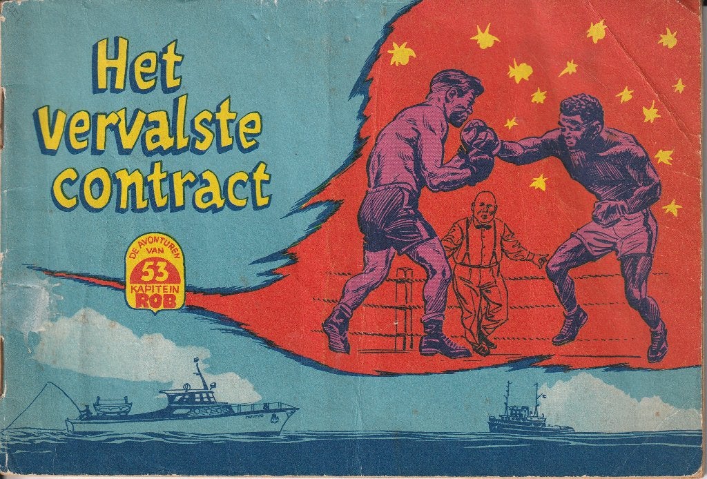 Het vervalste contract. Avonturen Kapitein Rob nr 53, Boeken, Eén stripboek, Ophalen of Verzenden, Gelezen
