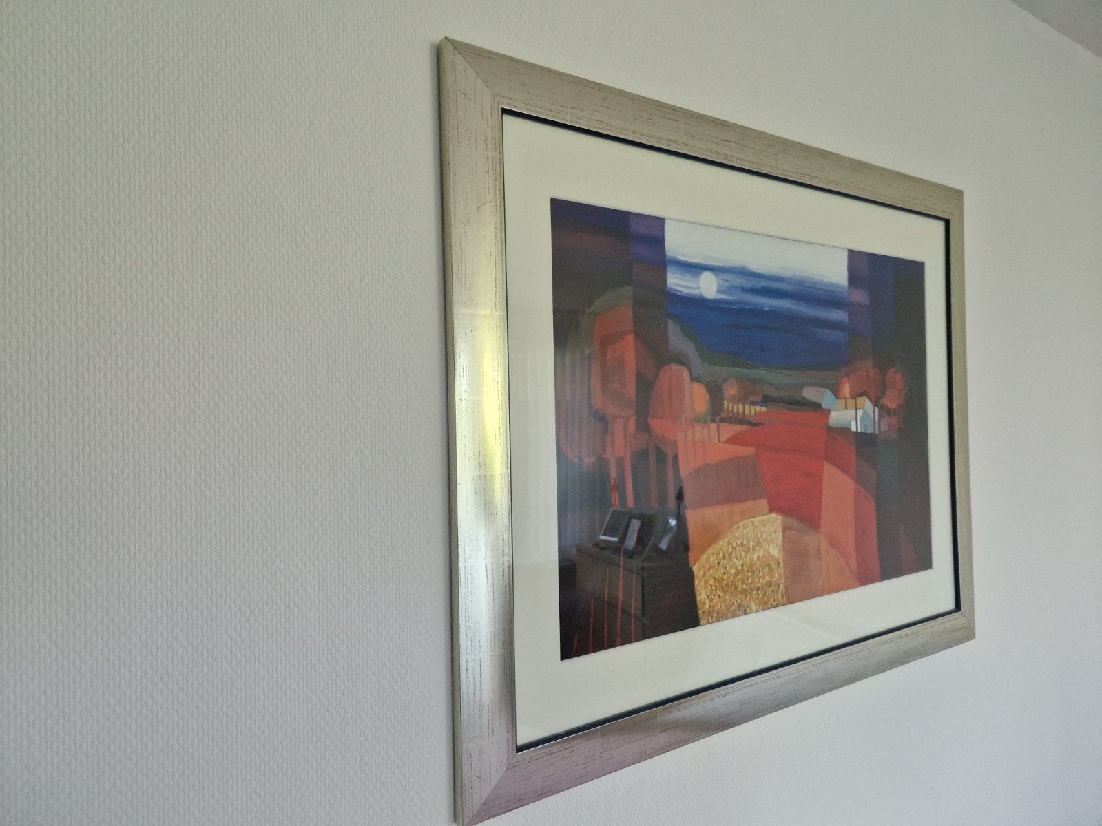 Replica Ton Schulten schilderij - Kleurrijk Landschap, Ophalen, Abstract, Landschap, Print