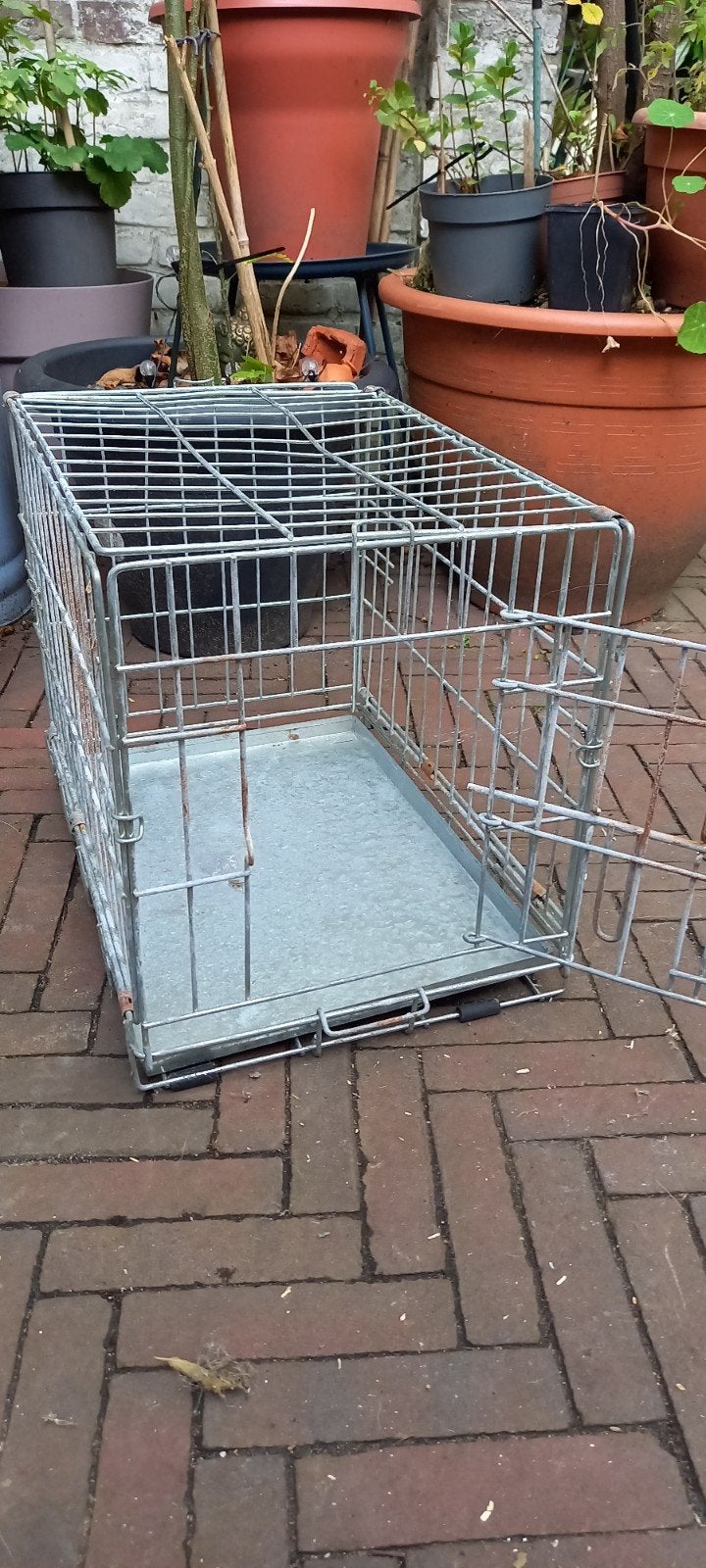 kleine oude bench, 40x35x50cm, inklapbaar, Dieren en Toebehoren, Hondenkennel, Gebruikt, Minder dan 65 cm, Minder dan 75 cm