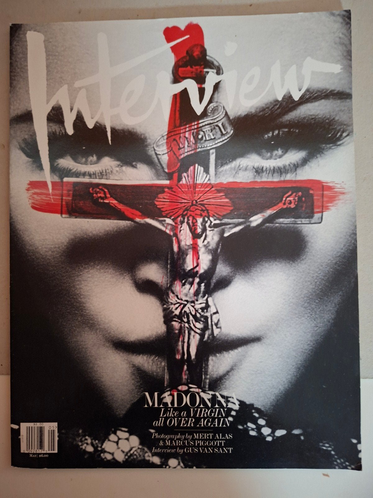 Interview magazine madonna 2010 fashion magazine, Verzenden, 1980 tot heden, Buitenland, Tijdschrift