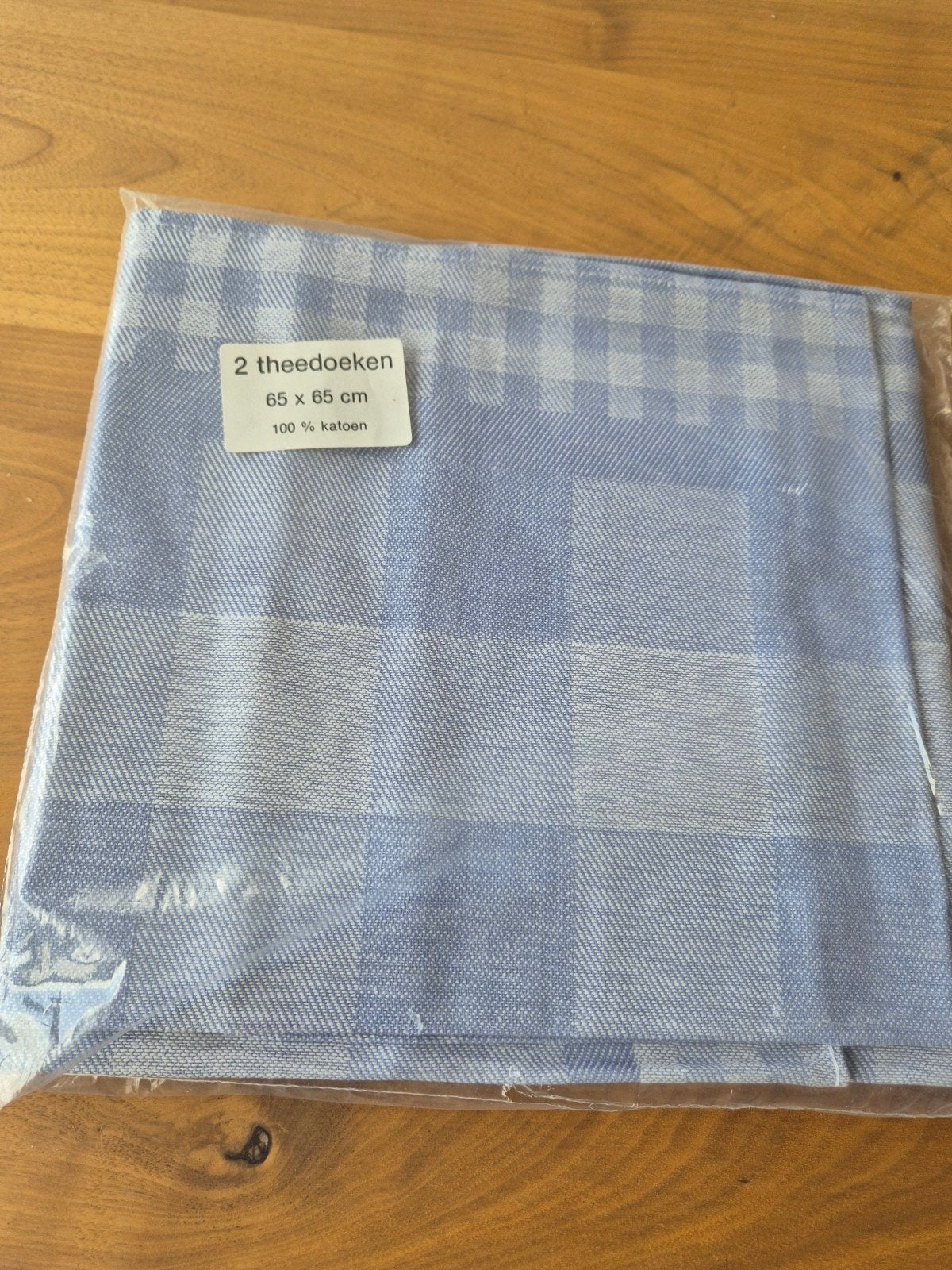 3 sets theedoeken en keukendoek - Nieuw, Ophalen of Verzenden, Nieuw, Blauw, Theedoek of Handdoek